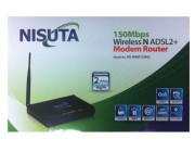Router Wireless + ADSL Nisuta 150 mbps