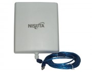 Antena OUTDOOR wireless CPE bgn 2 watt usb 9.5mts Nisuta