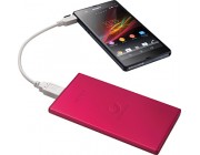 Cargador USB portatil Sony p/celulares/tablet/mp3 5000mAh negro/azul/rosa