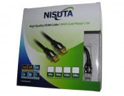 Cable HDMI 5 mts con filtro Nisuta